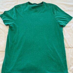 Banana Republic Men’s L Soft Wash T-Shirt Green 100% Cotton